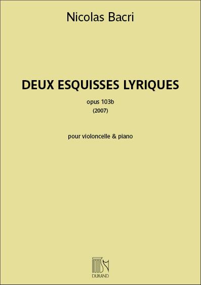 Deux Esquisses Lyriques opus 103